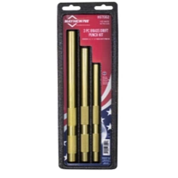 Mayhew Mayhew 67002 Brass Drift Punch Set; Pack of 3 MAY67002 - main